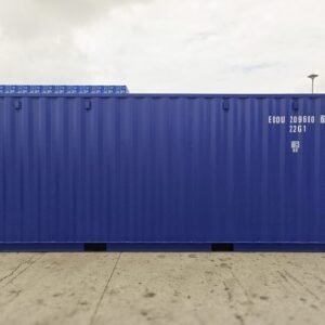 new 20ft cobalt blue shipping container