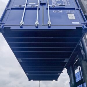new 20ft cobalt blue shipping container