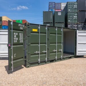 20ft open side container