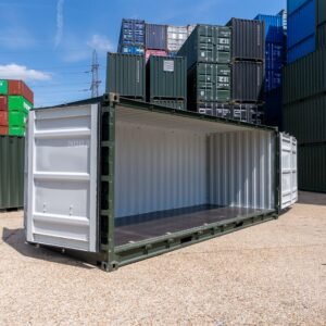 20ft open side container