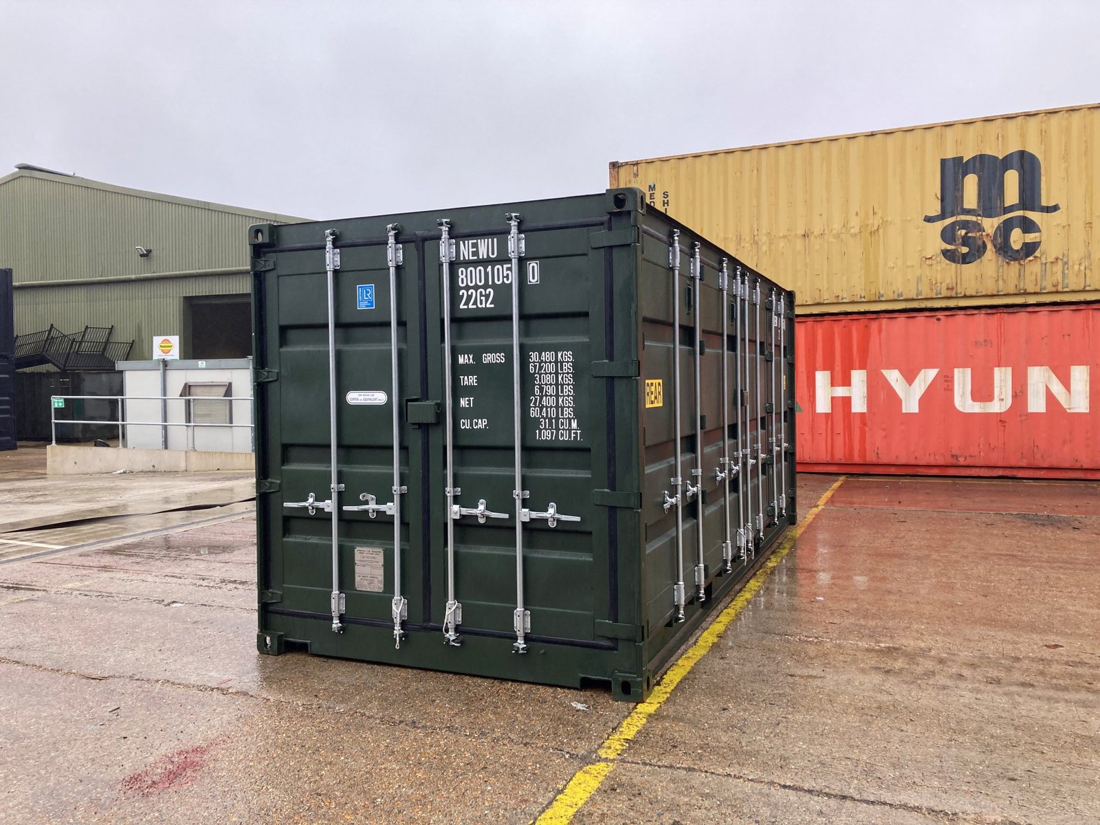 20ft open side container 20ft open side container