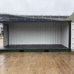 20ft open side container